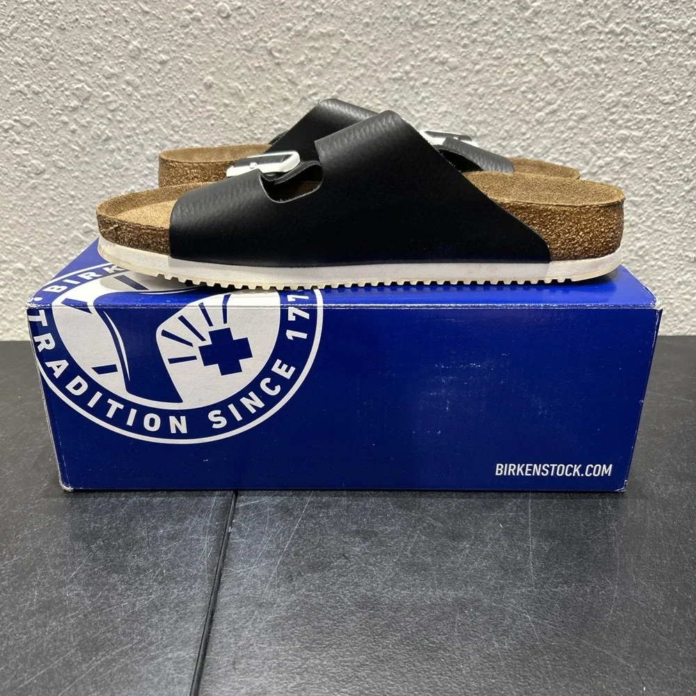 Birkenstock Arizona PROF Leather Black EU 40 US L9 M7 Unisex